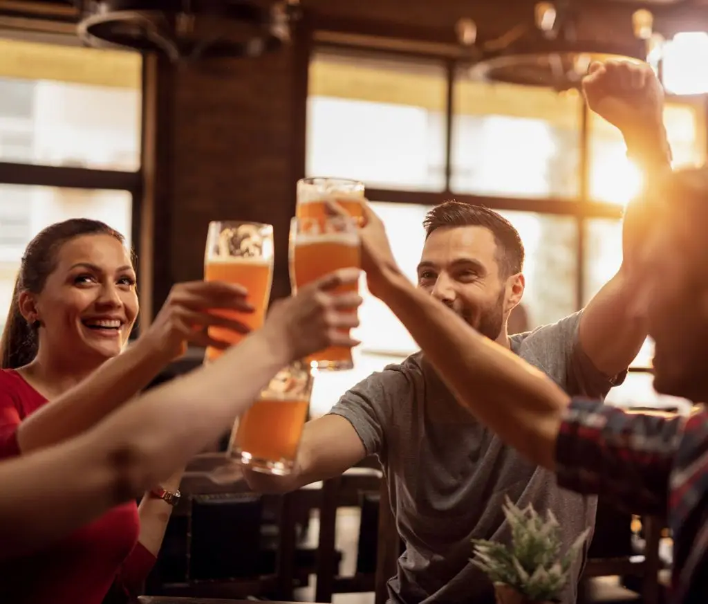 A group of Admins out for drinks on Administrative Professionals day