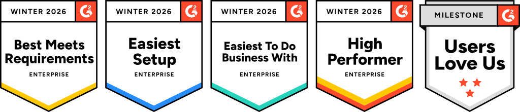 G2 Winter 2026 Badges - G2 Users Love Us!