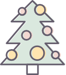 Cartoon Christmas tree